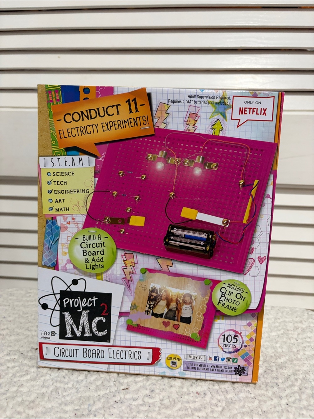 Circuit Board Electrics Kids Learning Toy - Pink